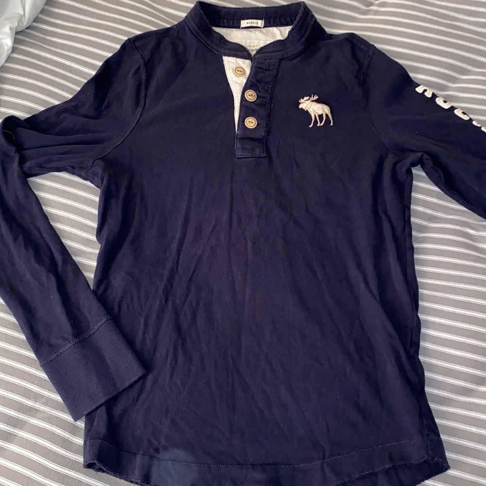 Abercrombie & Fitch Long Sleeve Muscle Tee LG